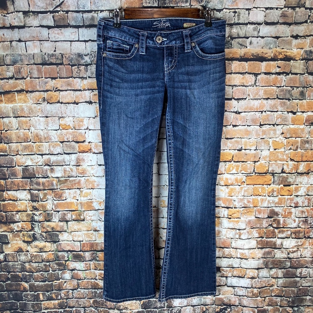 SILVER “TUESDAY” BOOTCUT JEANS